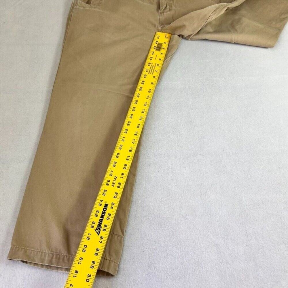 Mountain Khakis Jean Men 38x30 (36x29) Tan Teton Twill Relaxed Fit Gusseted Pant - Picture 9 of 13
